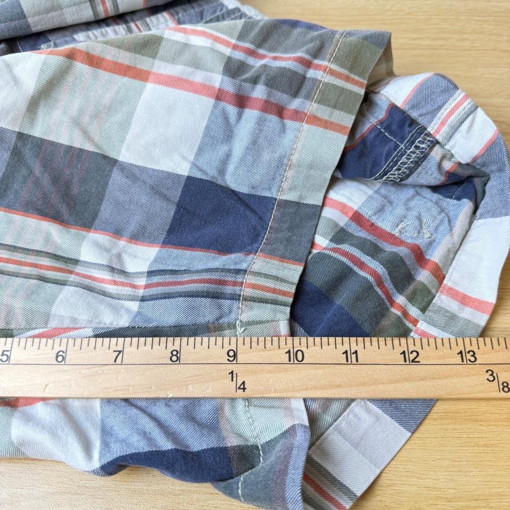 Y2K Old Navy Madras Preppy Plaid Cargo Shorts Mens 38‎ Gorpcore Summer Casual - Picture 7 of 15